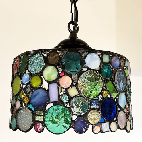 【年末SALE】ステンドグラスのような　ふんわりレインボーブランケット 年末SALE】ステンドグラスのような ふんわりレインボー