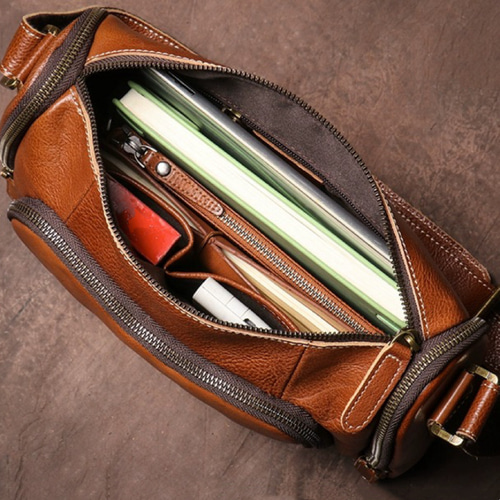 大和工房　レザーショルダーバッグ ブラウン ショルダーバッグ ミニ【ブラウン】 革 メンズ レディース レザー