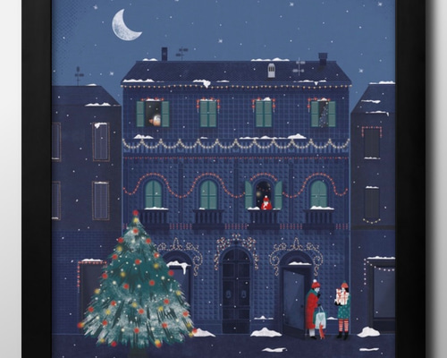 クリスマス「絵画２L判サイズ」 クリスマス「絵画2L判サイズ」