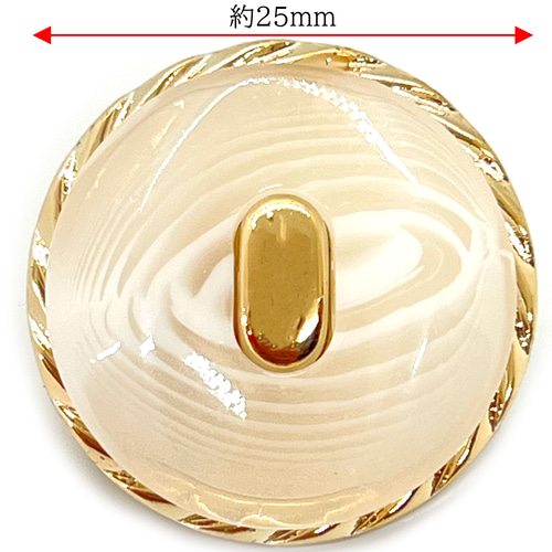 1個】ボタン☆n/25mm☆パール 飾りボタン シャンクボタン 