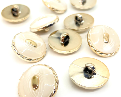 1個】ボタン☆n/25mm☆パール 飾りボタン シャンクボタン 