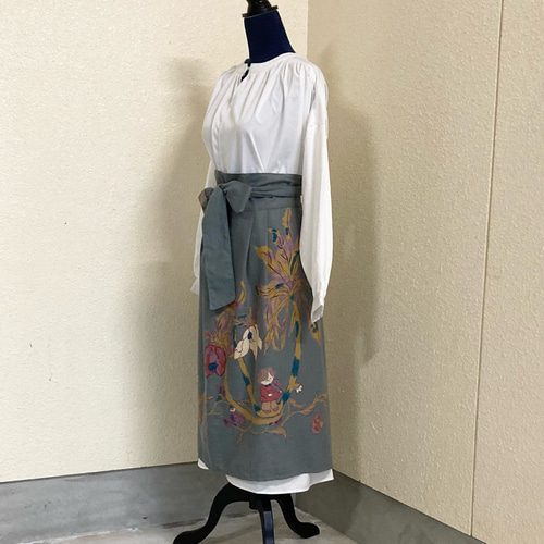 473 レトロ エプロン アンティーク ヴィンテージ ナチュラル