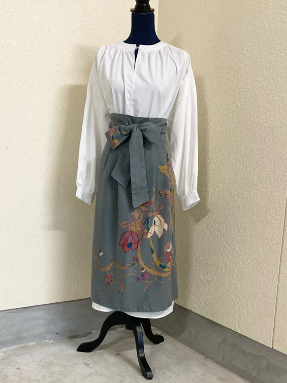 473 レトロ エプロン アンティーク ヴィンテージ ナチュラル