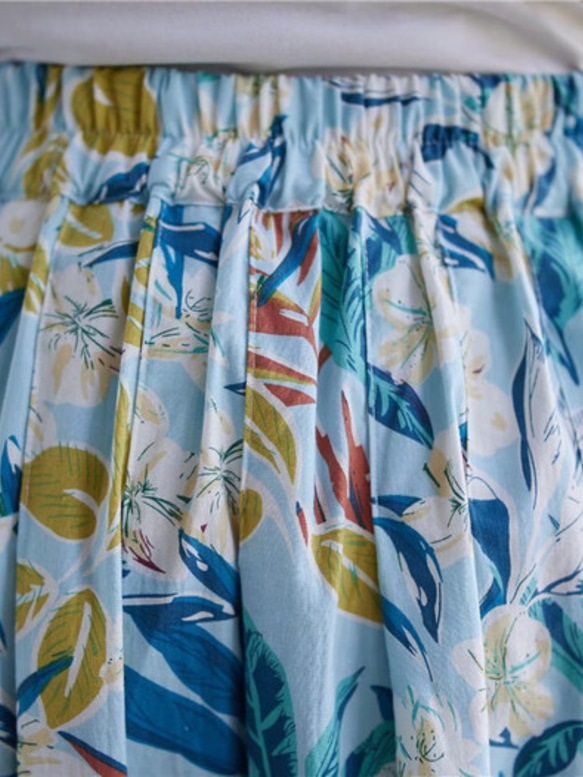 【3色】コットン 花柄 スカート レディース 綿 コットンスカート T-00004 16枚目の画像