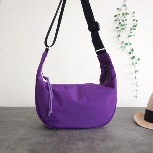 極美品/希少】Y-3 ショルダーバッグ ナイロン パープル （ベースBASE  