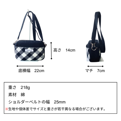 ミニショルダーバッグ(ブラック) 斜めがけ 軽い コンパクト