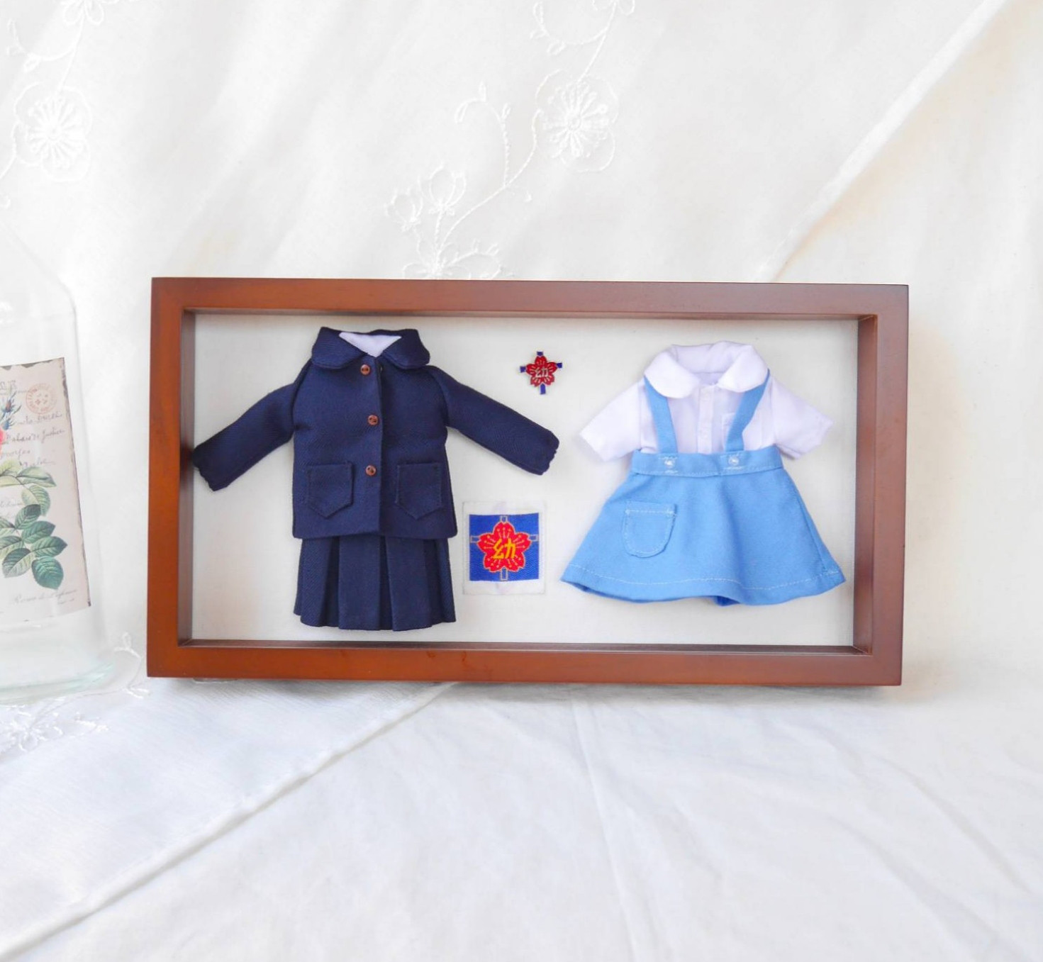 制服 ミニチュア リメイク 思い出 収納 オーダー 卒業記念 メモリアル 学生服 高校生 中学生 小学生 幼稚園