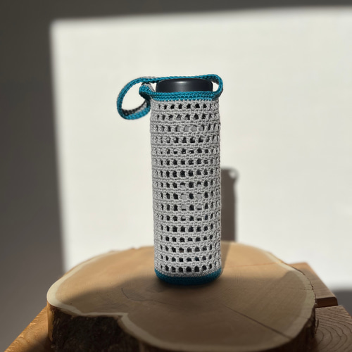 【ひーさま】水筒カバーオーダー THERMOS 底改良版新発売 水筒 カバー 専用ストラップ付き ペット