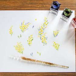 [折疊傘] Mimosa [UV 防護 99.9% 以上] [晴天雨天均可使用] [輕便] [盛開的雨傘] [Hanayuki 第11張的照片