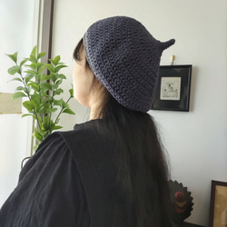 ♡本日お値下げmite様どんぐり帽子　ベージュ♡ カラフル ウール手編みどんぐり帽子 ライトスカイブルー