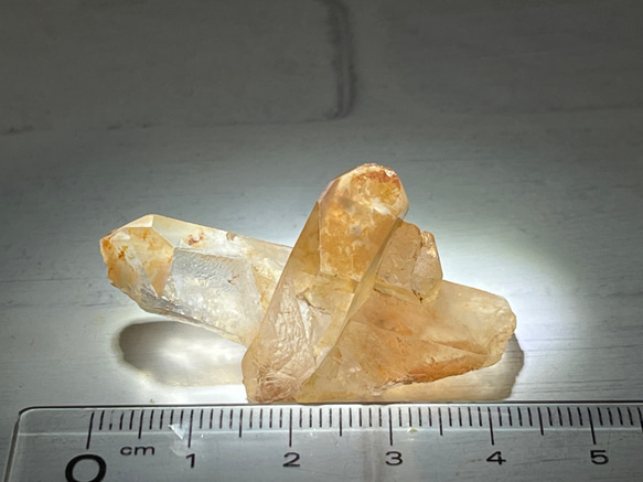 グラウンディング　レシーバー✨　タンジェリンクォーツ　原石　クラスター　蜜柑水晶 