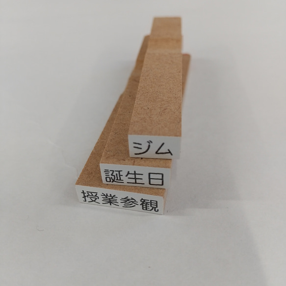 スケジュールスタンプ【ゴム印】 3枚目の画像