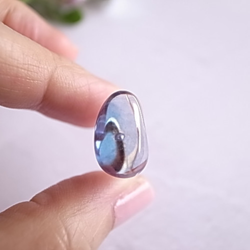 14K カナリーアクア　ホワイトアクア　天然石リング　未使用　美品 14K カナリーアクア　ホワイトアクア　天然石リング　未使用　美品