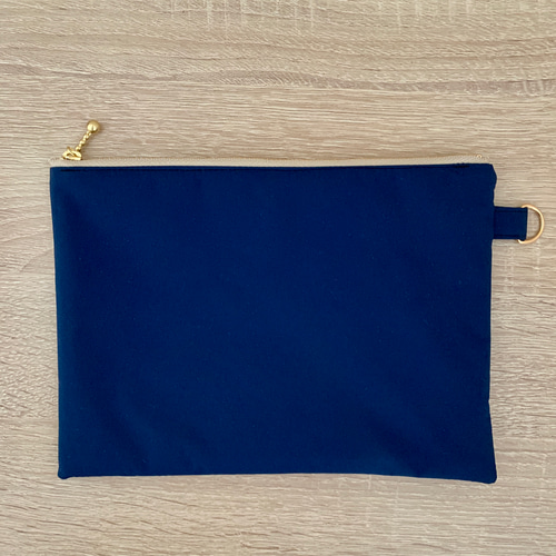 Dカンつきフラットポーチ（ネイビー） ポーチ TEE te TTE 通販