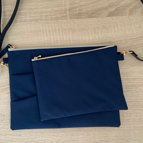 Dカンつきフラットポーチ（ネイビー） ポーチ TEE te TTE 通販