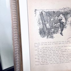 英国で出会った♪ アンティーク プリント 1891年 アーネスト・二スター 絵本の一頁 森の中のこどもたち 4枚目の画像