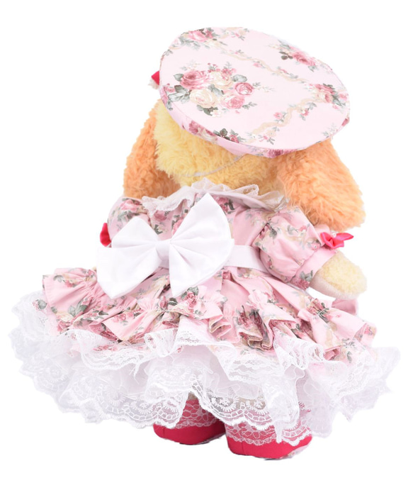 クッキーアン 服 着せ替え コスチューム 盛り盛りドレス ピンクローズ 本体無 Sサイズ用 送料無料 6枚目の画像