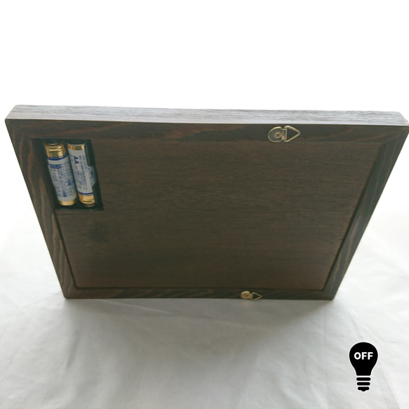 カワラタケの壁掛けランプ 