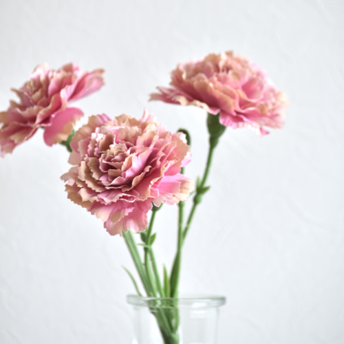 アンテークピンク花瓶、置物 桜 陶花瓶 ピンク 手描き - ショップ NeA Glass 置物 - Pinkoi