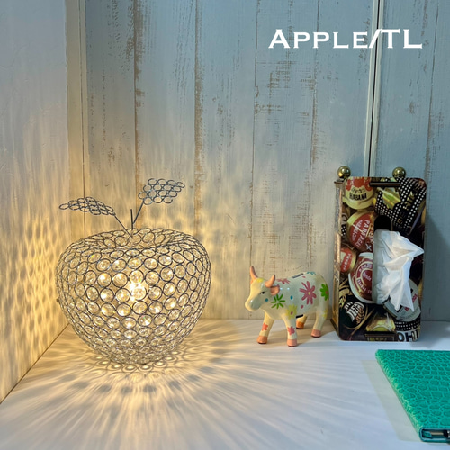テーブルライト 照明 Apple/TL クリスタル ランプシェード E17