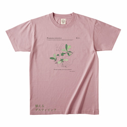 フランスが好きなガーデニング初心者さんのオーガニックコットンTシャツ 2枚目の画像