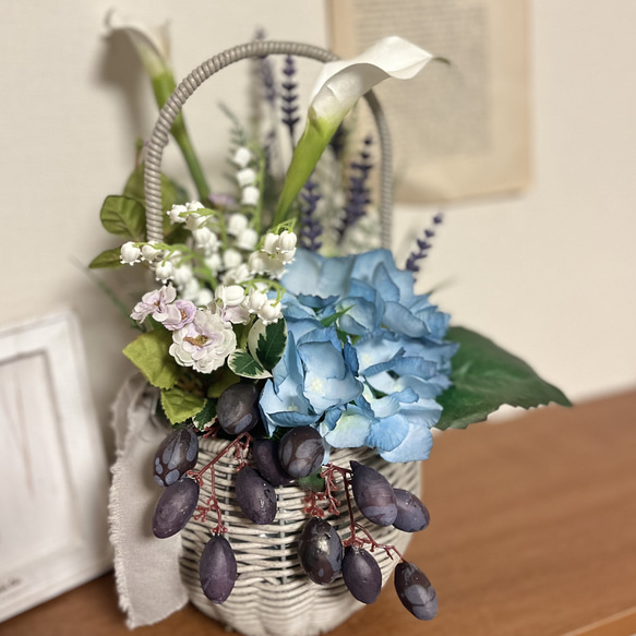母の日のプレゼントに♡ 初夏のお花のアレンジメント～アーティフィシャルフラワー～ 5枚目の画像
