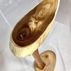 天然木 桑 折り畳みサイドテーブル 一点物 手造り サイドテーブル