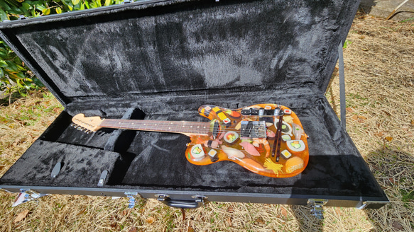 Sushi Monster アートギター　寿司ギター 3枚目の画像