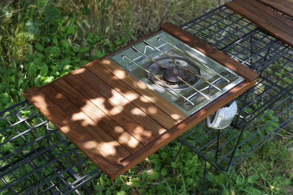 ウォールナット IGTテーブル(フィールドラック専用) キャンプテーブル アウトドア 7枚目の画像