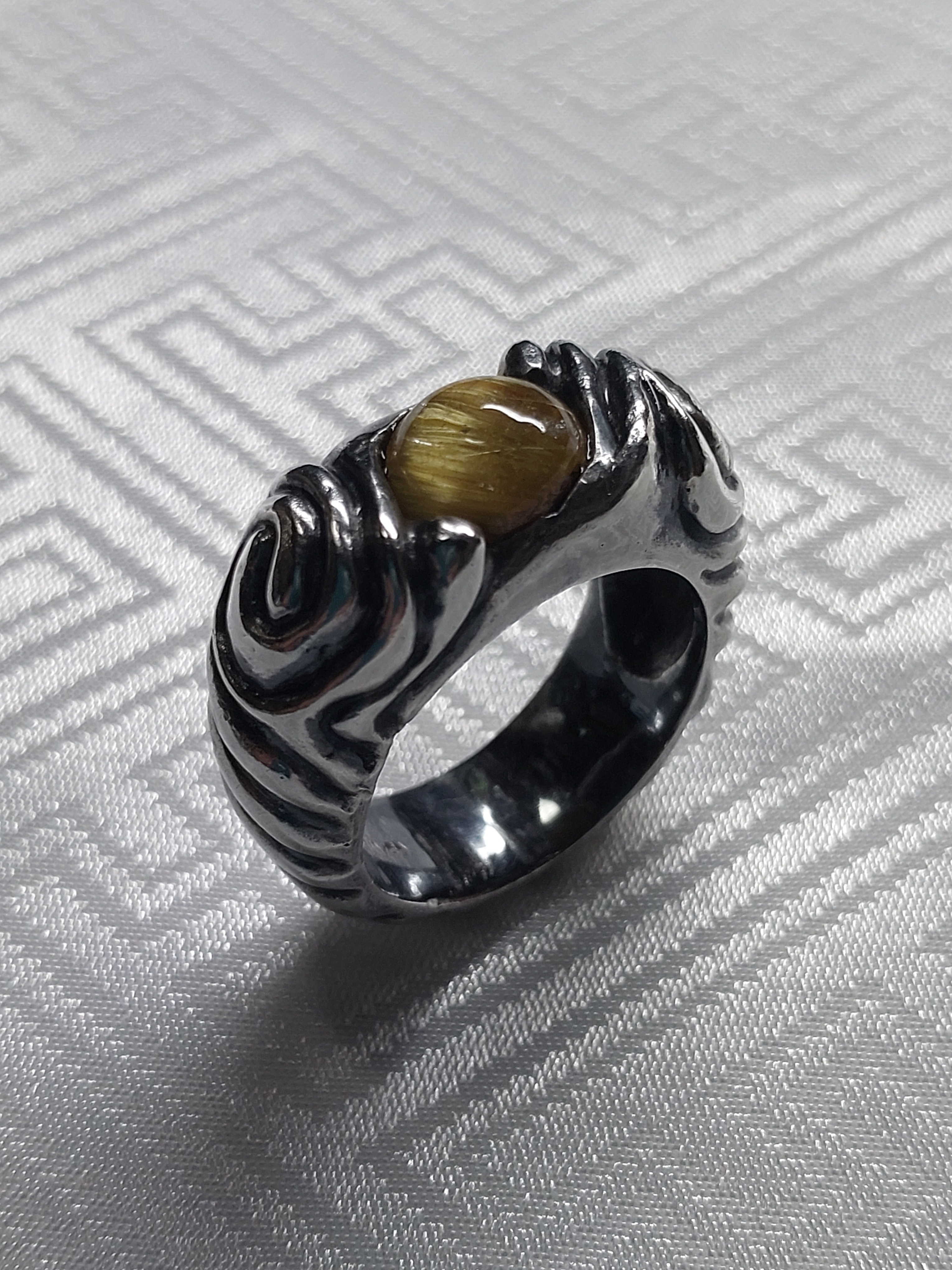 ルチルクォーツシルバーリング19号