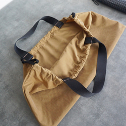 大事なバッグを雨から守る！撥水速乾かばん用レインカバー（横長タイプ）巾着トートバッグ 7枚目の画像