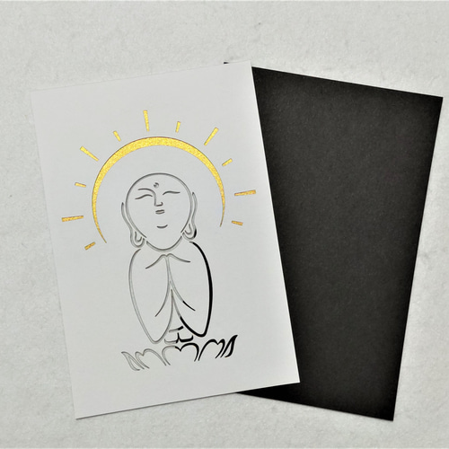 お地蔵様 切り絵 切り絵 青森ヒバ木工 ARAJIN 通販 17678315｜Creema