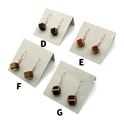 キューブ　ピアス 4枚目の画像