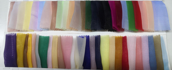 【色変更可能】　オーガンジー　　チューブトップ　ウェディングドレス　プリンセスライン 9枚目の画像