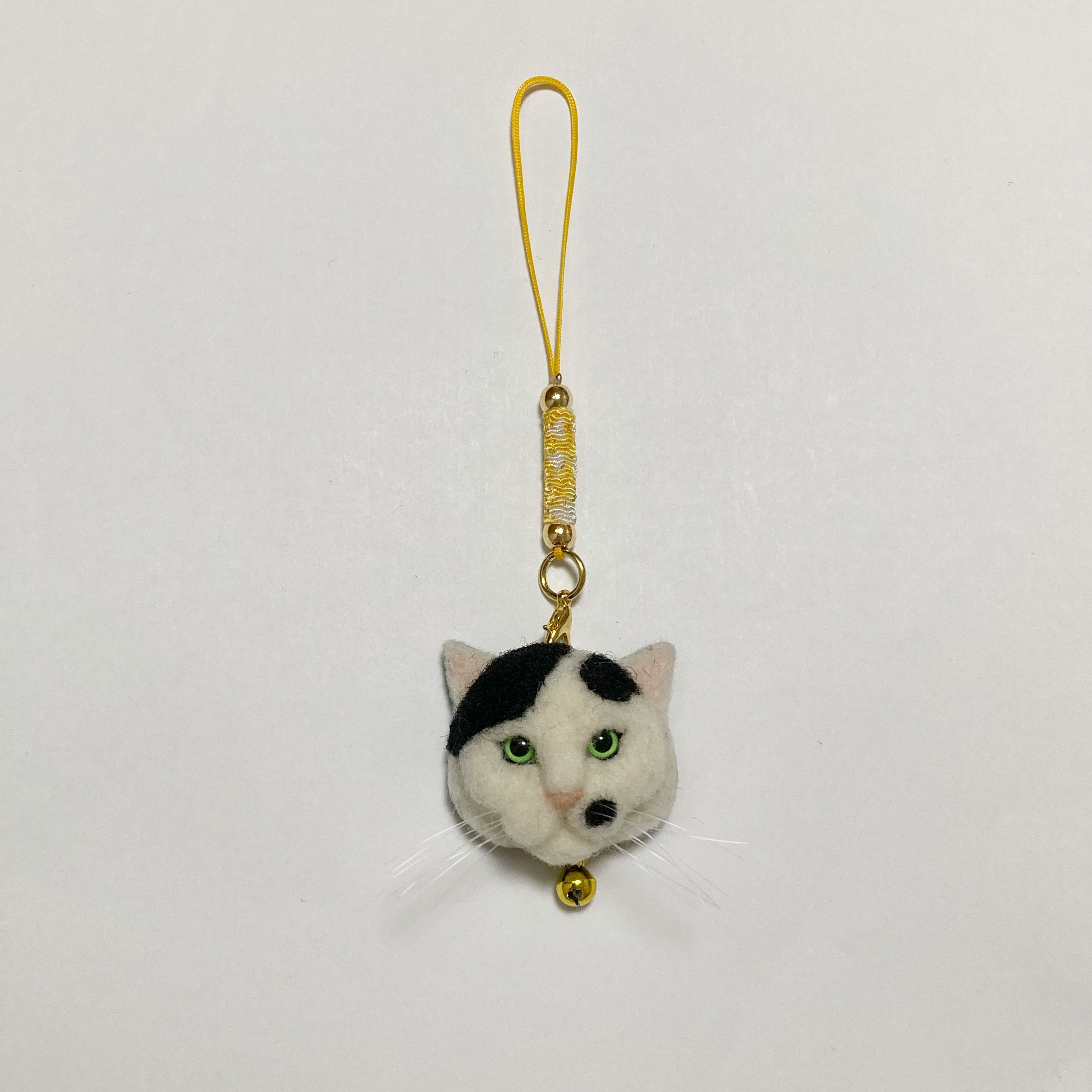 Merry様 ヤギさん 羊毛フェルトストラップ 羊毛フェルト . . ヒツジに憧れるヤギ キーホルダー . . 私