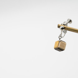 キューブ　イヤリング 4枚目の画像