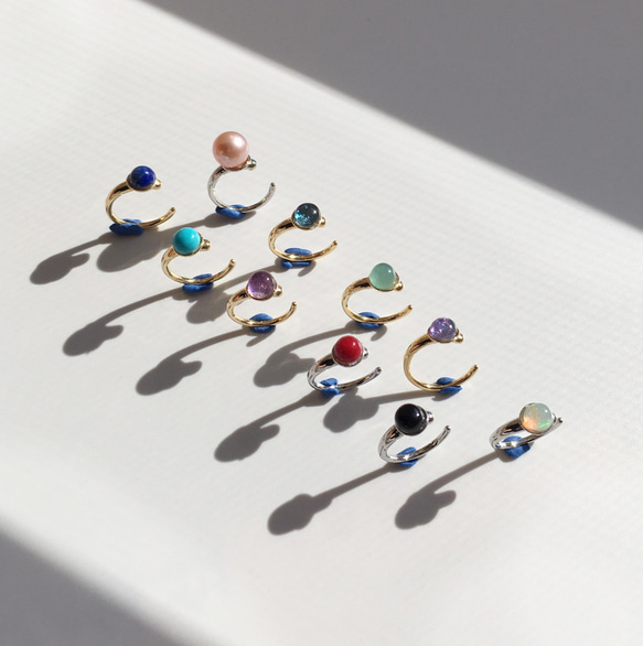 【特集掲載】大人気シリーズ2点セット 毎日のお守り35種類以上から選べる 宝石 イヤーカフ福袋 クリスマス 1枚目の画像