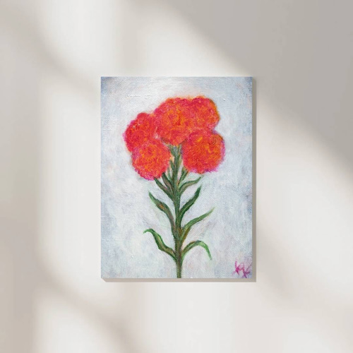 絵画・油絵】カーネーション｜アート 花 絵画 Art Fractal TOKYO