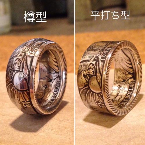 USAウォーキングリバティ銀貨 コインリング 指輪・リング KENS WORKS