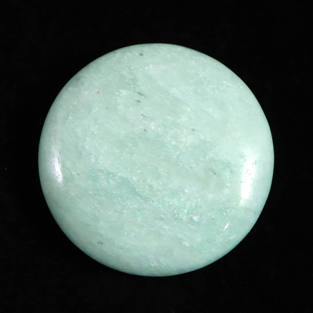 H&E社 ブルーグリーン アゼツライト（AZOZEO)　30mmソーサー  10.6g #88737