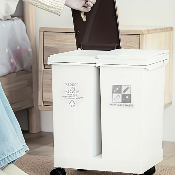 24L ごみ箱 家庭用 乾燥分離ごみ箱 多機能組み合わせごみ箱 キッチン a-442 9枚目の画像