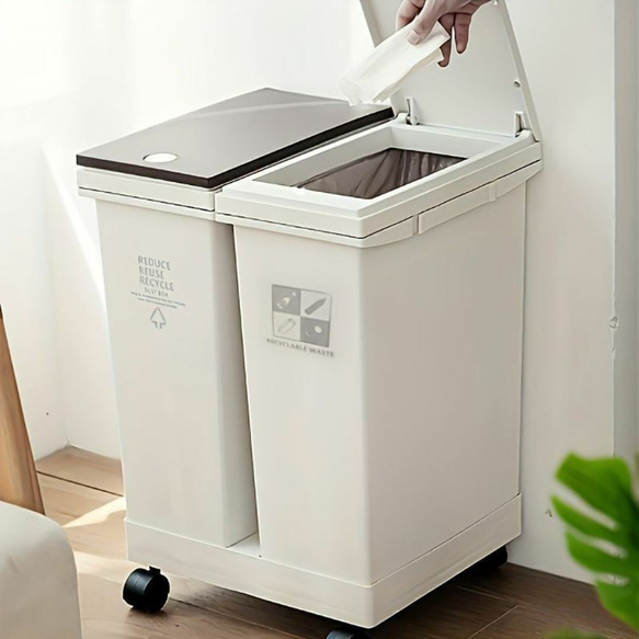 24L ごみ箱 家庭用 乾燥分離ごみ箱 多機能組み合わせごみ箱 キッチン a-442 8枚目の画像