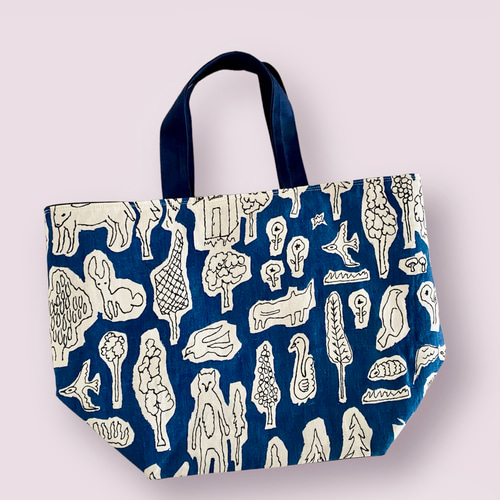ミナペルホネン　ハンドメイド　トートバック mina perhonen - ハンドメイド ミナペルホネン トートバッグ専用