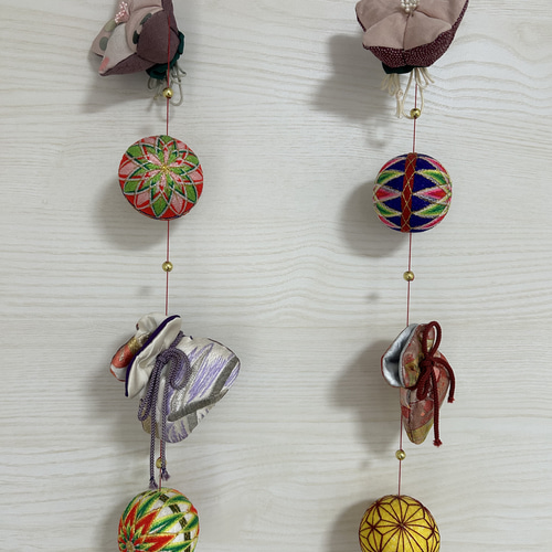 吊るしかざり (母の日に 雛祭り 敬老の日 和風 モビール さげもん