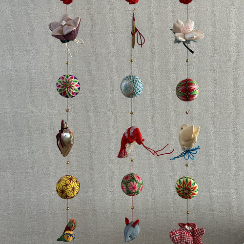 吊るしかざり (母の日に 雛祭り 敬老の日 和風 モビール さげもん