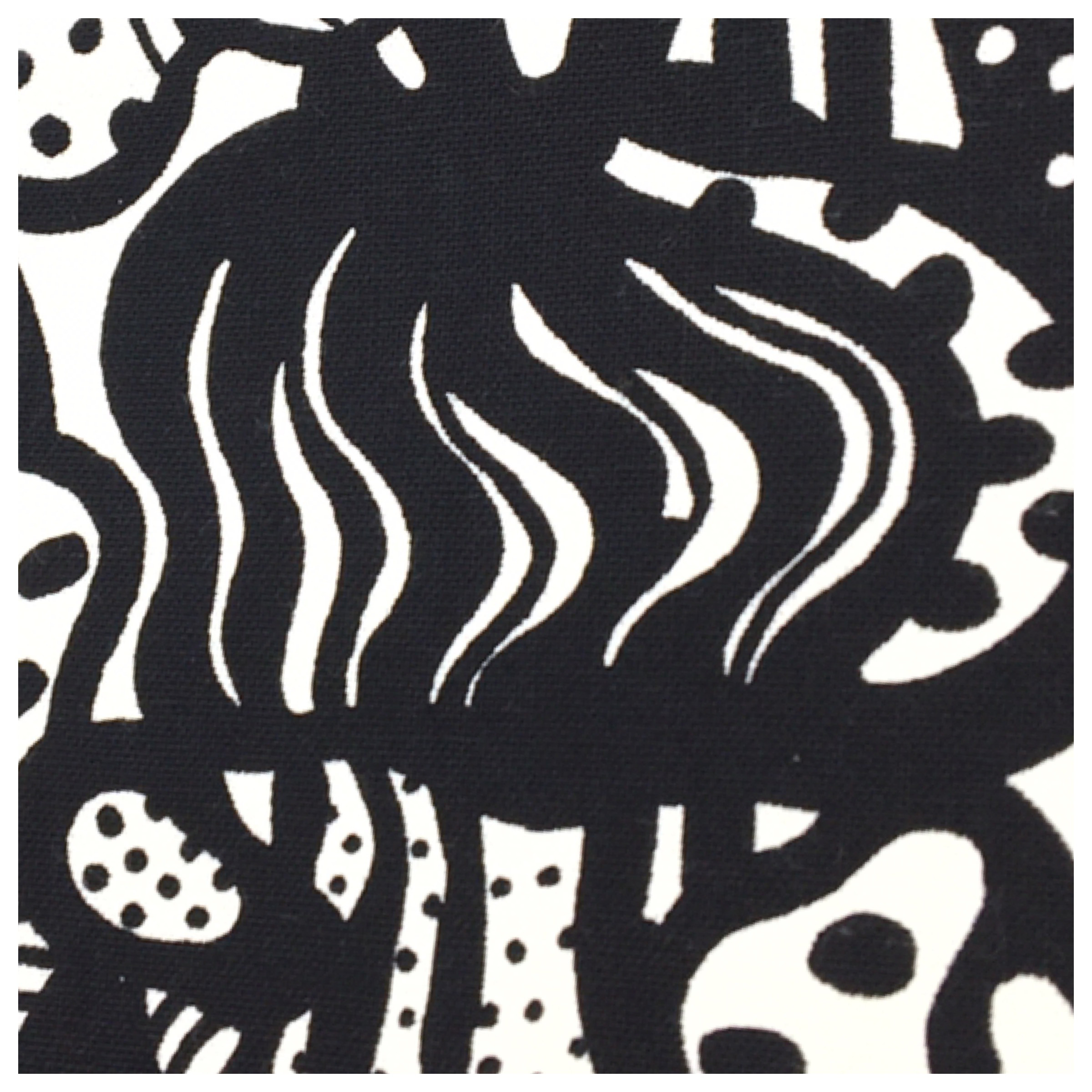 新品　半幅帯　きのこコットン　モノトーン　綿　長さ404　全通