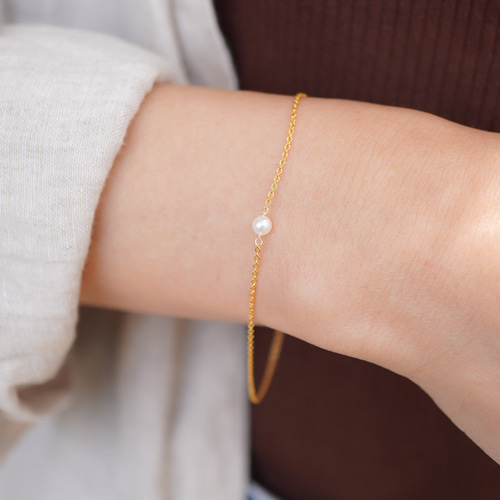 天然石ブレスレット 14kgf カラーオパール 淡水パール 再販【14KGF】夏のブレスレットターコイズ＆淡水パール【12月・6