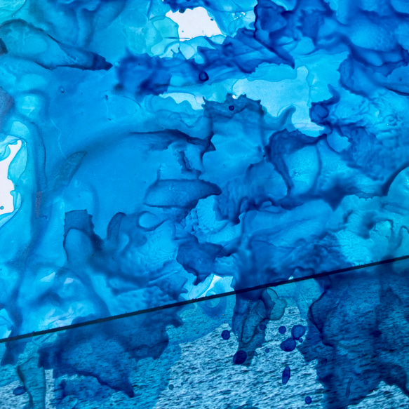 [地平線]室內藝術-海藍色木框(A-#73) 第7張的照片