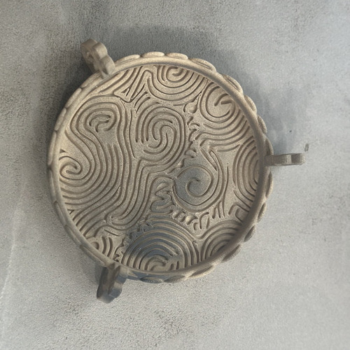 縄文土器植木鉢 縄文土器風 スリット鉢 水煙土器風鉢 植木鉢 一輪挿し