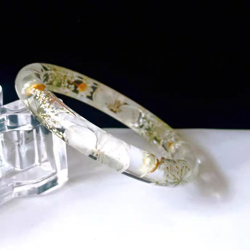 ハンドメイド　お花のブレスレット For beginner 早く編める】お花のブレスレット / パラレル